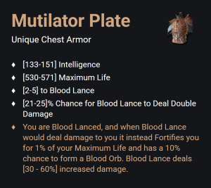 Mutilator Plate UNIKAT Diablo IV SEZON