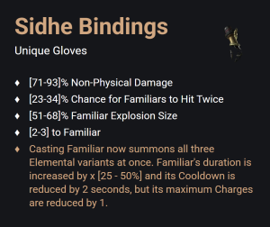 Sidhe Bindings UNIKAT Diablo IV SEZON