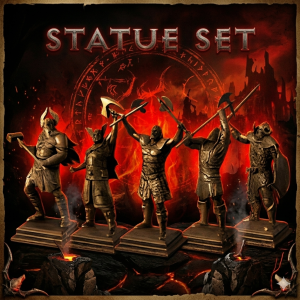 STATUE SET Colossal Summit D2R ROTW LADDER