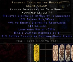 RENEWED LIGHT SUNDER Crack of the Heavens D2R ROTW LADDER