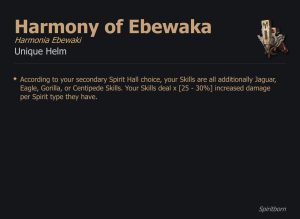 Harmony of Ebewaka / Harmonia Ebewaki UNIKAT Diablo IV SEZON