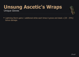 Unsung Ascetic's Wraps UNIKAT Diablo IV SEZON