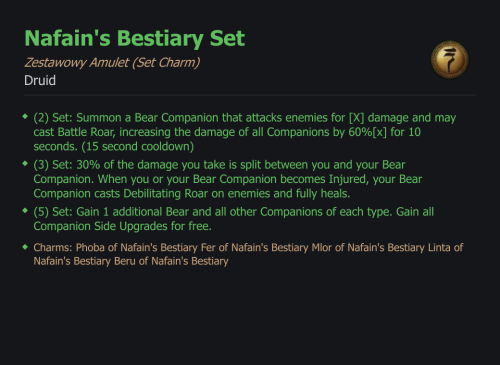 Nafain's Bestiary Set