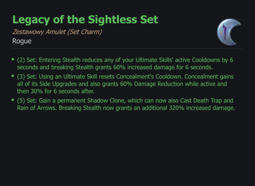 Legacy of the Sightless Set