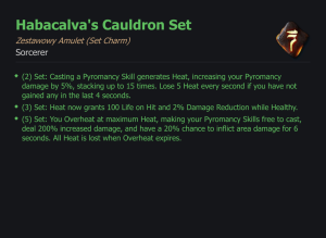 SET SORCERER Habacalva's Cauldron CAŁY ZESTAW TALIZMANY SEZON