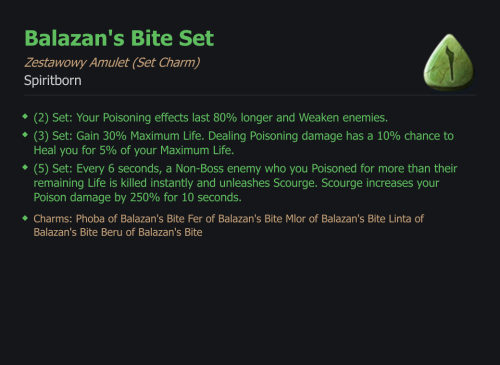 Balazan's Bite Set