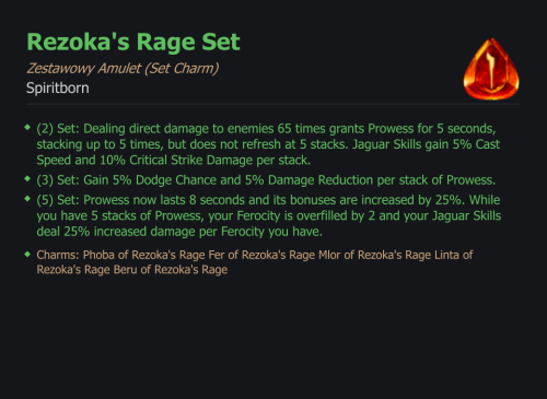 Rezoka's Rage Set