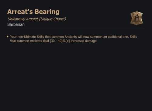 Arreat's Bearing