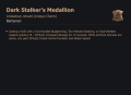 Dark Stalker's Medallion