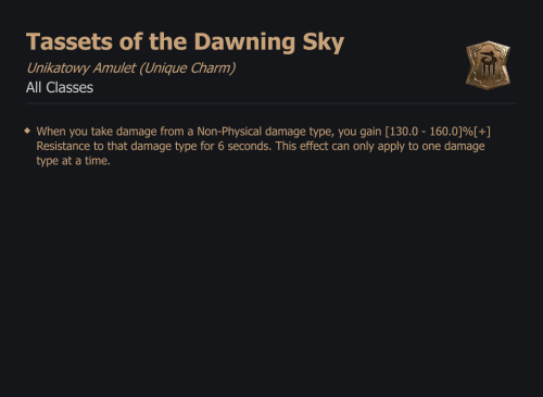 Tassets of the Dawning Sky